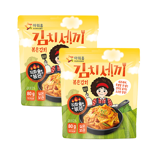 [1+1] 김치세끼 볶은김치 80g