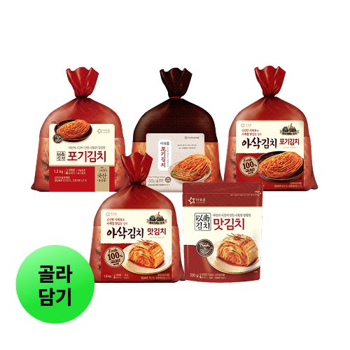[포기/맛 김치] 골라담기 최대 35% 할인