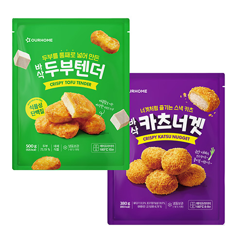 [SET특가] 아워홈 바삭두부텐더+바삭카츠너겟